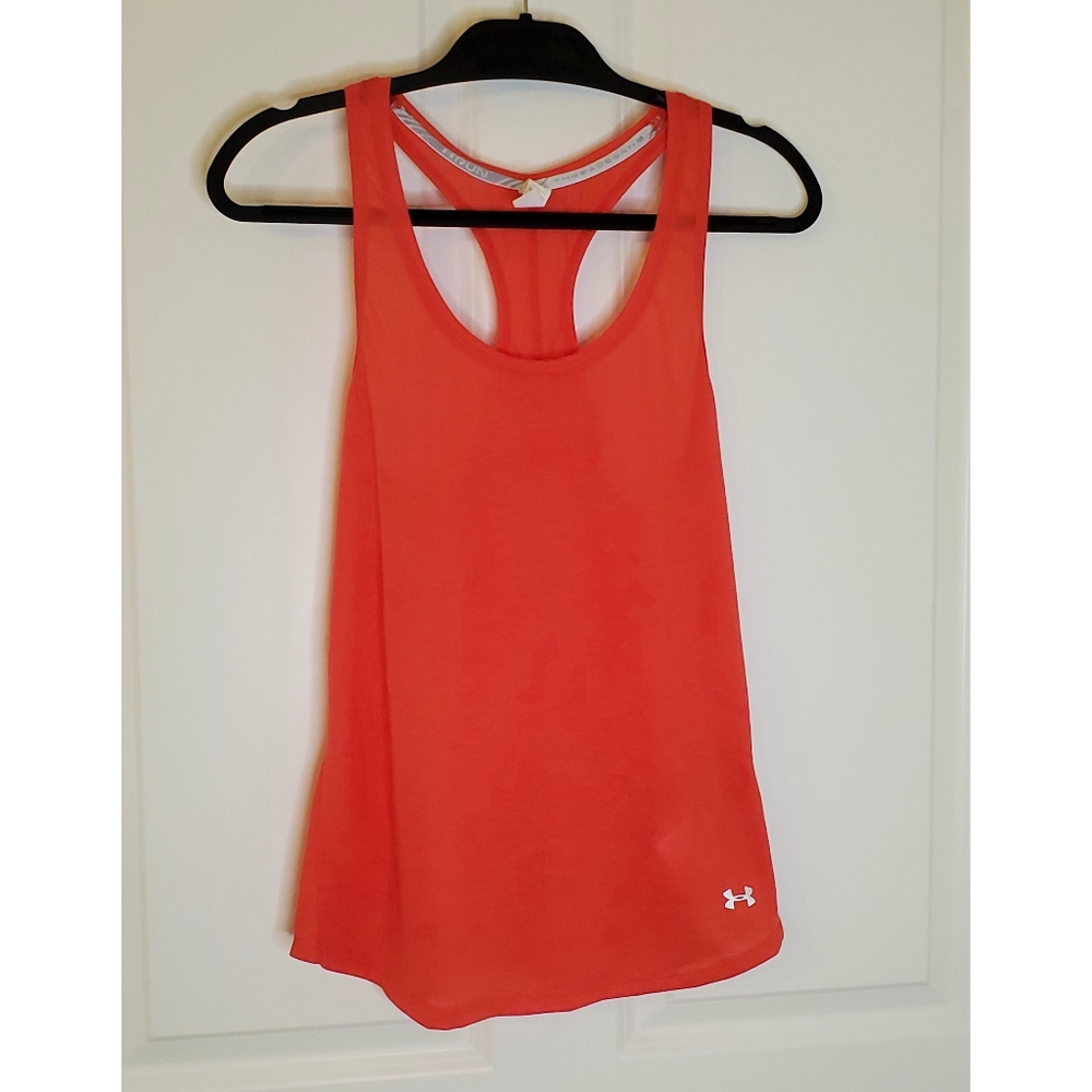 Under Armour Sports Tank Size Small Color Blue Orange